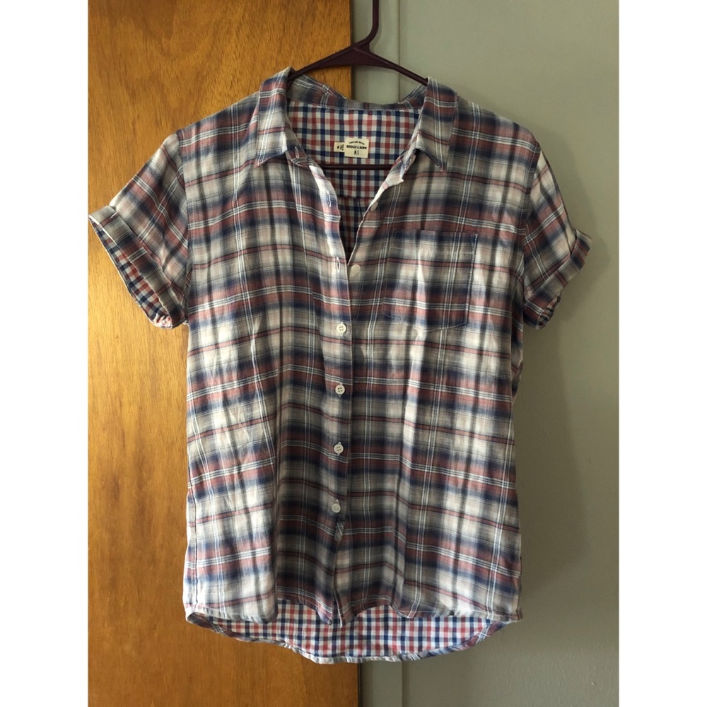 bridge & burn button down